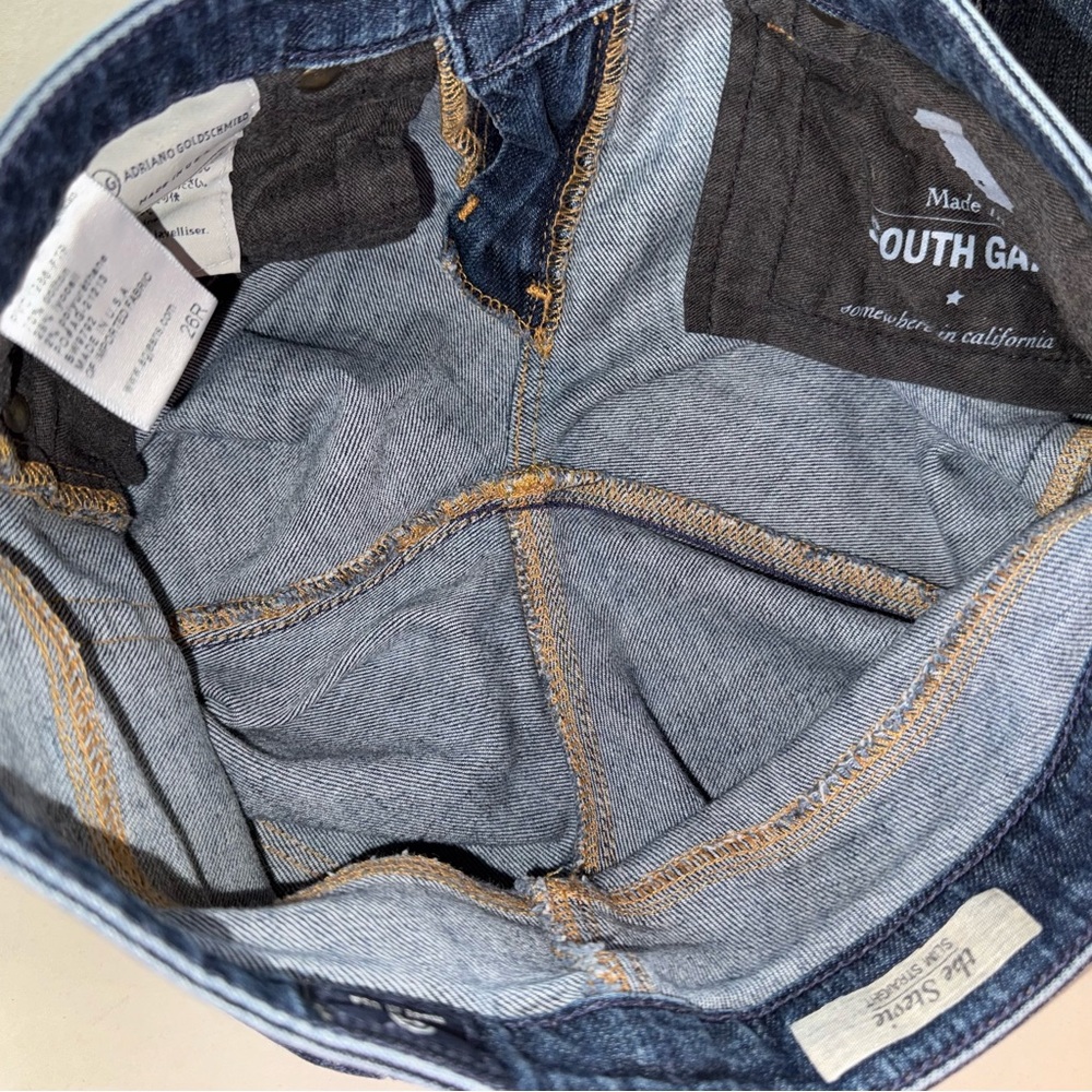 AG Adriano Goldschmied Stevie Slim Straight Jeans (W26R L31.5) - Picture 15 of 17